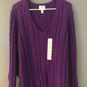 ST. JOHNS BAY VINTAGE PULLOVER SWEATER